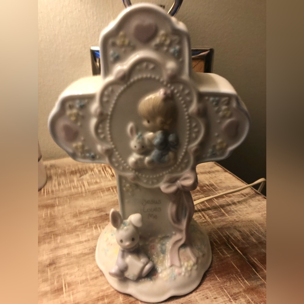 Baptism Christening light up cross - Picture 2 of 5